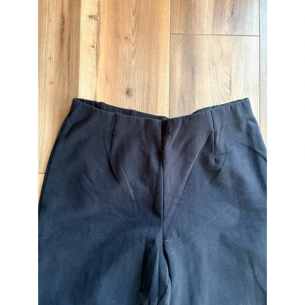 LL Bean Women's Sweatpants Medium Black Soft Elastic Waist Cotton Blend - Picture 2 of 6